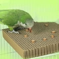 thumbnail image 3 of Parrot Toys Foraging Platform Accessory Chewing Toy for Budgies Bird Cage Enrichment Shredding for Parrots, 3 of 4