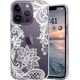 thumbnail image 1 of KEXAAR Funda para iPhone 14 Pro (6,1 pulgadas), funda con espejo [protector grueso de cuatro esquinas a prueba de golpes] Parte trasera dura suave cubierta protectora para niñas y mujeres maquillaje r, 1 of 4