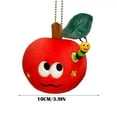 thumbnail image 3 of Cute Apple Worm Plush Keychain,Pull-Out Soft Fruit Bag Charm for Valentine鈥橲 Gift,Hidden Surprise Compartment,Detachable Caterpillar Ornament for Backpacks Keychains,Apple Keychain Decorations, 3 of 9