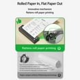 thumbnail image 3 of Thermal Paper,Thermal Paper Quick- Picture Printer Quick- Picture Receipt Printer 210x30mm 7.45m/24.4ft With A40 Receipt Pdf Compatible With Pdf Rolls Thermal A40 File Printer, 3 of 7