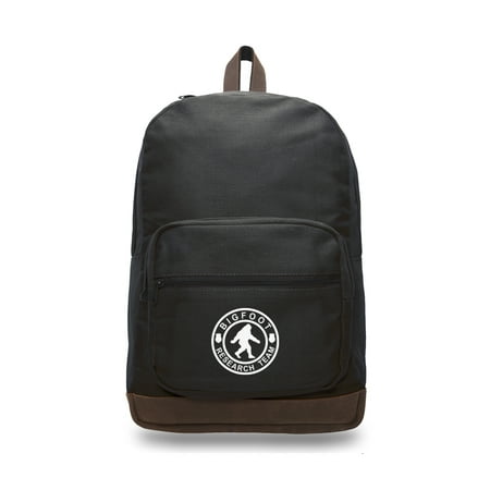 Bigfoot Research Team Teardrop Backpack with Leather Bottom Accents,