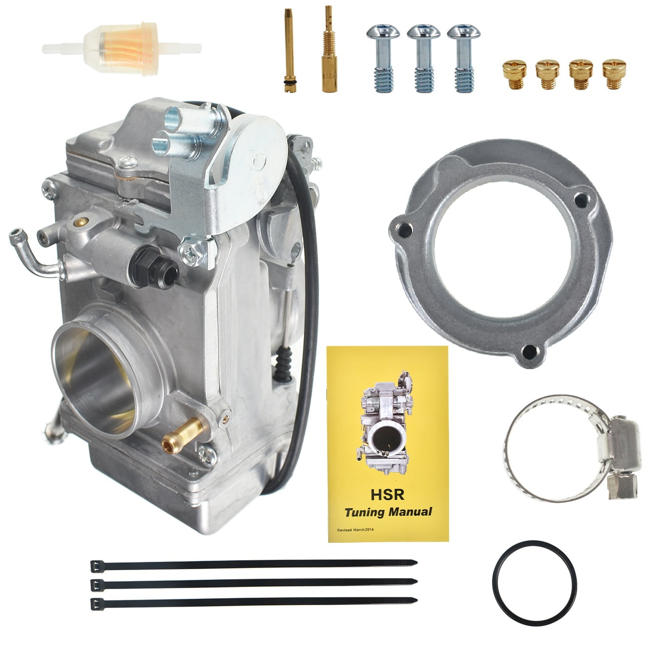 Carburetor Assembly Fits for Harley Davidson EVO Twin Cam TM42 9096