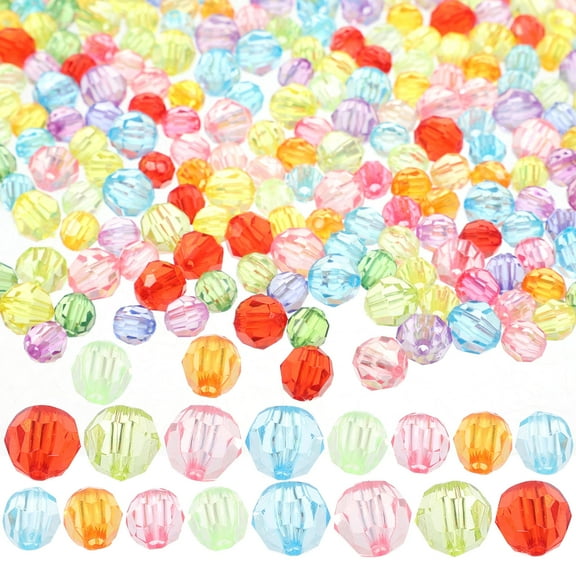 Worgeous 600 Pcs Charms Beads for Jewelry Making Mixed Colors