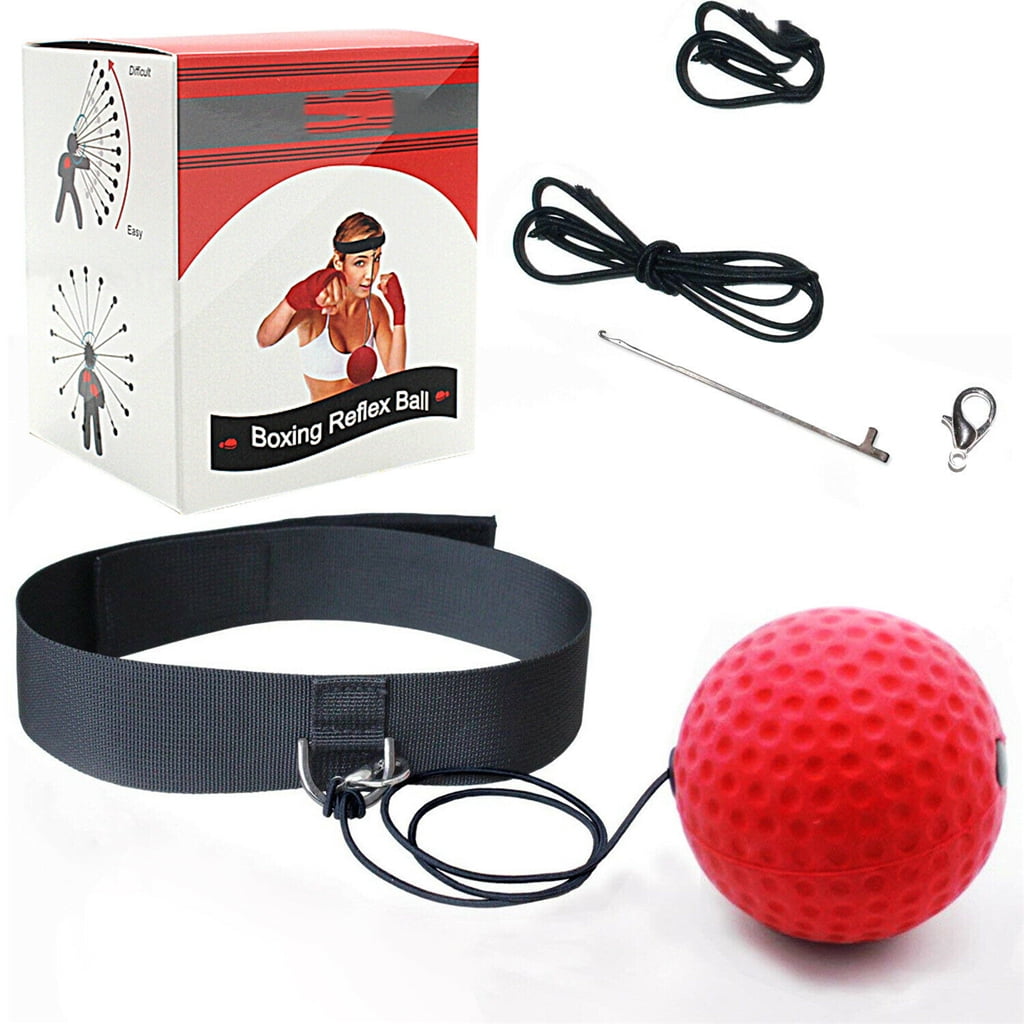 Details about   Boxing Fight Ball with Head Band Speed Training Reflex Reaction Gym Exercise US 