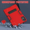 thumbnail image 5 of FIEWESEY case Cover for Xiaomi Redmi Pad SE 11 inch, Heavy Duty Shockproof Rugged Protective Case with Tempared Glass for Redmi Pad SE 11 2023 (Red/Black/2 Pcs), 5 of 6