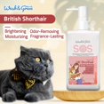 thumbnail image 2 of British Shorthair Cat Shampoo | Tear-Free 3-in-1 Moisturizing, Deodorizing & Long-Lasting Fragrance | Natural Botanicals & Vitamins for Soft Shiny Fur, 2 of 7