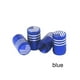thumbnail image 5 of Riwesomey 4 piezas, tapas de vástago de válvula de neumático de coche, patrón de bandera, cubierta de vástago de llanta para bicicleta, Herramientas y ferretería Azul, 5 of 6