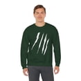 thumbnail image 6 of Effete Feline Claw Marks Scratch Unisex Heavy Blend™ Crewneck Sweatshirt, 6 of 11