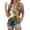 AA01_Green, variant on Plus Size Cold Shoulder Tops for Women Floral Summer Tunic Hawaiian Shirt Dressy Casual Blouses Dark Blue XL