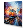 thumbnail image 2 of Designart "Train Bold flow" Modern Wall Decor, 2 of 5