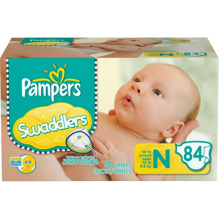 Pampers swaddlers size 1-2 Wrap your baby in Pampers Swaddlers diapers, the most trusted comfort and protection and the #1 Choice of US Hospitals. The Blankie Soft diaper with a unique Absorb Away Liner pulls wetness and mess away from baby's skin to help keep your baby comfortable. It also has a .