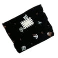 thumbnail image 3 of Canvas Makeup Bag Toiletry Pouch Canvas Portable Cat Embroidery Zipper Closure Canvas Toiletry Pouch for Travel, 3 of 8