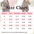 thumbnail image 3 of Christmas Blouses for Women Casual 3/4 Sleeve Tunic Tops Loose Fit Snowman Print Xmas Shirts, 3 of 7