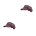 thumbnail image 1 of Minnieouse Lana mujer al aire libre Otoño Invierno octogonal Newsboy Vintage cálido sombrero artista viaje gorras conducción vacaciones vino Vino rojo 2piezas, 1 of 6