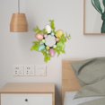 thumbnail image 2 of CXYYY Easter Egg Candle Rings Wreaths Candle Wreaths Rings Spring Floral Candle Ring Pillar Candle Ring Wreath With Easter Eggs Desk Easter Floral For Candles Tablet, 2 of 5