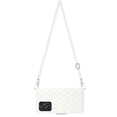 thumbnail image 4 of for Moto G Power 2023 Wallet Case RFID Blocking Card Slots Holder with Shoulder&Crossbody Strap, Magnetic Folio Kickstand Handbag Flip Phone Cover for Motorola Moto G Power 2023, White, 4 of 8
