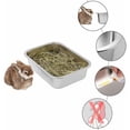 thumbnail image 5 of OOKWE Non Odor and Rust Proof Safe and Hard Stainless Steel Litter Box for Cat Rabbit Non-toxic and Odorless Durable Indoor, 5 of 8