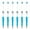Sky Blue, variant on 6x Beadable Ballpoint Pen Bead Pen Smooth Writing Pen Blank Pen Signature Pen 1.0mm Stationery Pen Bead Rollerball Pen