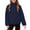56Navy, variant on Girls Fleece Jacket Full Zip Coat with Pockets Jackets Kids Outwear Blue 150
