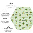 thumbnail image 3 of Gaeub Green Avocado Print 4 Pcs Leather Coasters for Drinks ,Drink Coasters Sets,Drink Table Cup Coasters for Living Room Kitchen Coffee Decor-Hexagon, 3 of 6