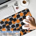thumbnail image 4 of Long Mouse Pads for Desk,Halloween Black Cat Pumpkin Pattern Desk Mats on Top Of Desks, Desk Mouse Pad Extra Large with 3mm Non-Slip Base and Stitched Edge for Gaming,Office,Work,Home 31.5"x11.8", 4 of 6