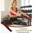 thumbnail image 3 of Resistance Band for Working Out, 8 Loop Elastic Stretching Strap for Yoga, Physical Therapy & Pilates, High Elasticity Flexibility Training Belt with Numbered Loops, 3 of 7
