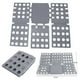 thumbnail image 3 of Rack Soporte Ropa Carpeta Práctica Plástica Tablero Plástico Resistir para La Plegado Rápidamente Ahorrando Tiempo, 3 of 9