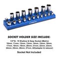 thumbnail image 7 of CASOMAN 1/2-inch Magnetic Socket Organizer, Holds 19 Metric Sockets, Blue Color, Magnetic Socket Holder, 7 of 7