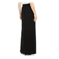 thumbnail image 2 of ADRIANNA PAPELL Womens Black Slitted Zippered Full-Length Evening Skirt 2, 2 of 5