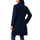thumbnail image 3 of Abrigo de mujer de doble botonadura, abrigo de moda de invierno con solapa, abrigo exterior de botón, M azul oscuro, 3 of 6