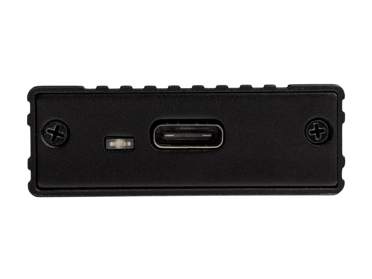 StarTech.com M2E1BMU31C M.2 NVMe SSD Enclosure for PCIe SSDs - USB 3.1 Gen 2 Type-C