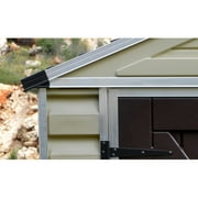 Palram - Canopia SkyLight 6 x 3 Polycarbonate/Aluminum Storage Shed -Tan/Brown