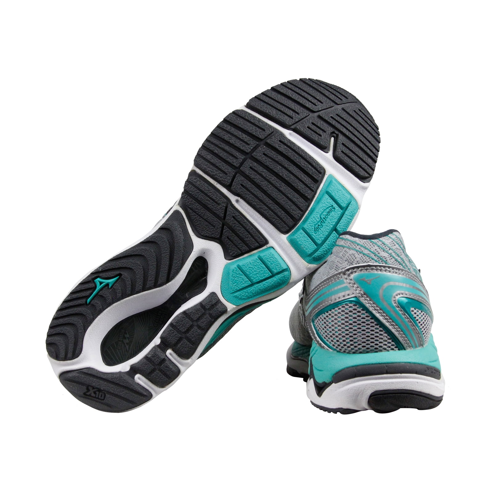 Mizuno Wave Paradox J1GD144056 Womens Grey Mesh Lace Up Athletic Running Shoes 