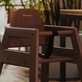 thumbnail image 4 of Foundations NeatSeat Wooden High Chair for Toddlers, Stackable, 3-Point Harness, Antique Cherry, 4 of 7