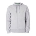 thumbnail image 5 of Lacoste Zip Logo Hoodie, Grey, 5 of 5