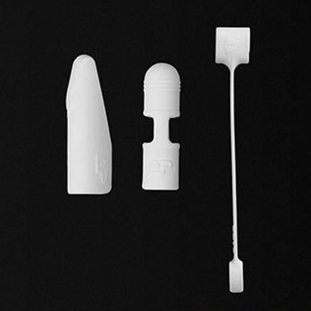 3 unidads Protectores de Lápiz Cubiertas Cable de para en Color Gris Yotijar Funda protectora de silicona