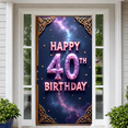 thumbnail image 6 of Gorgeous Golden Happy 40th Birthday Banner Background Backdrop Party Supplies Decors Photography Props for Birthday Parties Celebrations Events and Photo Shoots, 6 of 8