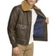 thumbnail image 3 of Chaqueta Tommy Hilfiger de piel sintética para hombre, estilo bomber, color marrón XL, 3 of 4