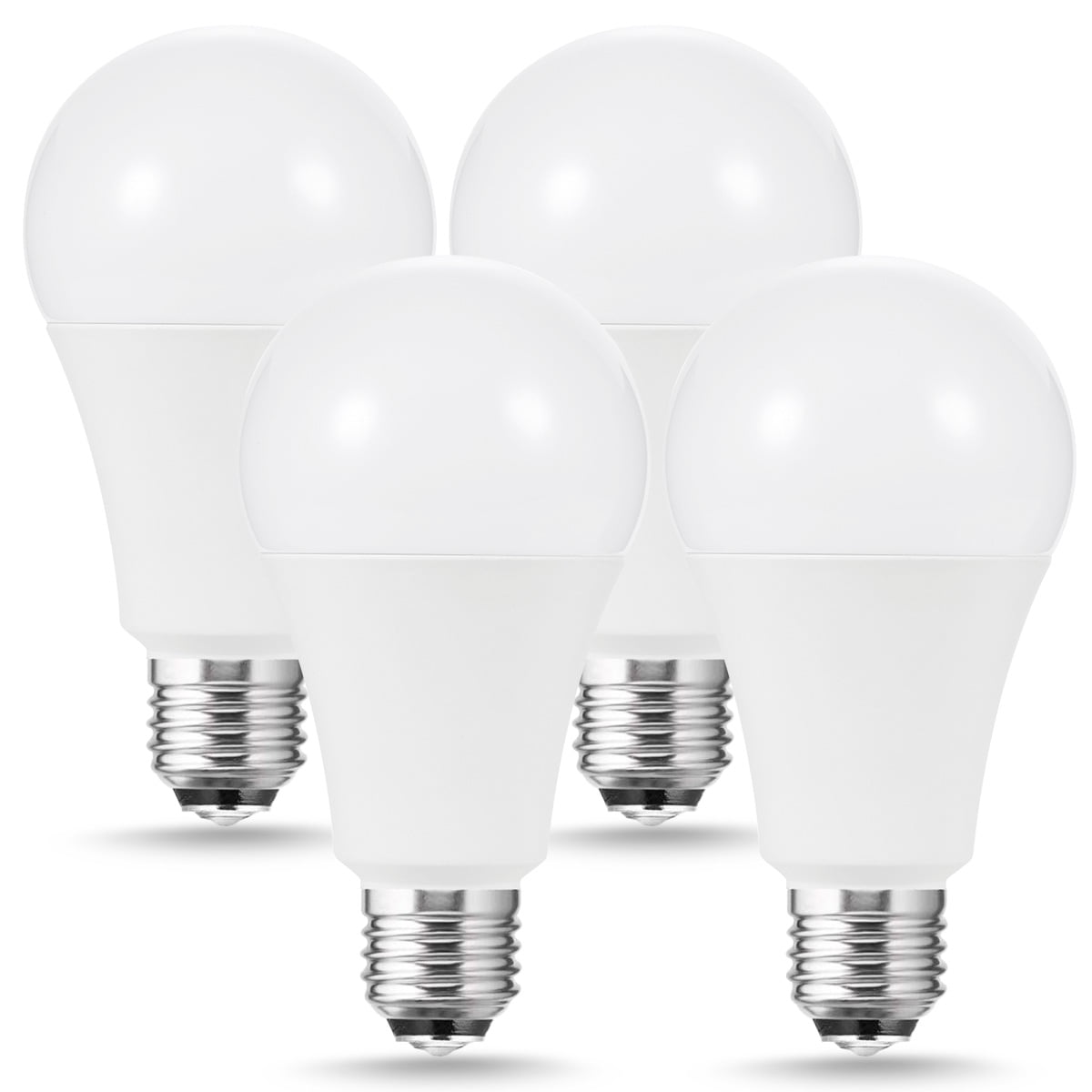 3 Way LED Light Bulb, 50/100/150W Equivalent, Warm White 3000K, E26