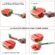 thumbnail image 4 of YUESHICO Cortador de Sandía de Acero Inoxidable con Mango de Nylon Verde Cuchara Melón, 4 of 6