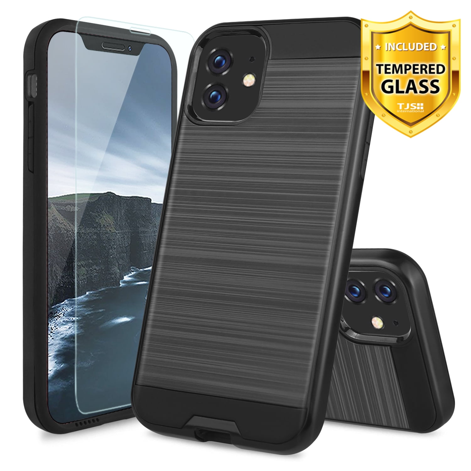 TJS Dual Layer Brushed Finish Phone Case for iPhone Lebanon Ubuy