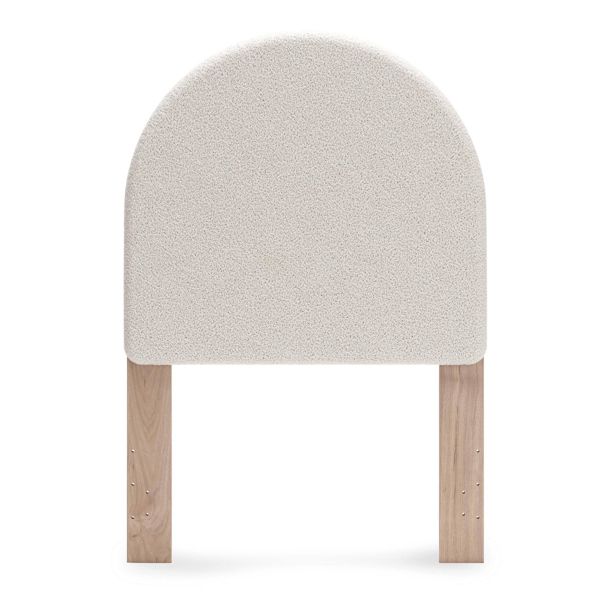 Signature Design by Ashley Birkmore Twin Upholstered Panel Headboard, White Fabric