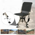 thumbnail image 3 of Hunting Chair 360 Degree Silent Swivel Folding Chair for Blinds, 2 Legs Adjustable Height Comfortable Stable Hunting Seats, Portable Ground Hunting Chair, 400LBS, 3 of 5