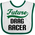 thumbnail image 3 of Inktastic Future Drag Racer Boys Baby Bib, 3 of 4