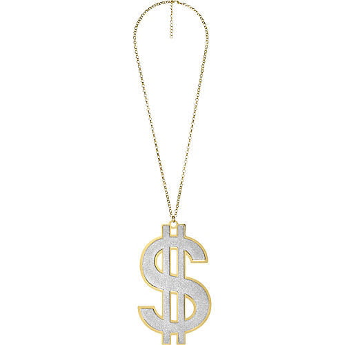 Details about   Men's Money Bag Personalized Dollar Logo Pendant 14k Yellow Gold Plated Silver 