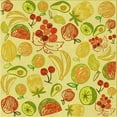 thumbnail image 1 of Ahgly Company Indoor Square Patterned Bold Yellow Area Rugs, 8' Square, 1 of 6