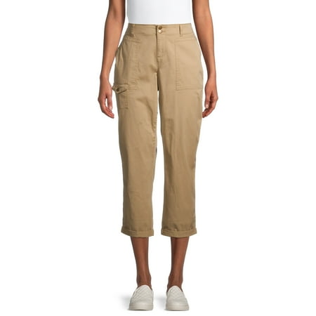 Time and Tru Women's Cargo Capri