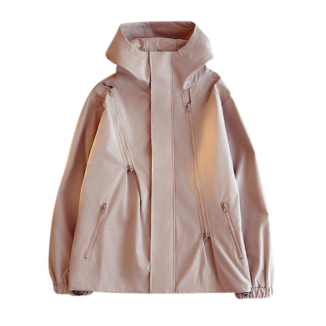 Pisexur Veste Coupe-Vent pour Homme Veste Décontractée Ample Couleur Unie Sprinter d'Extérieur à Manches Longues à Capuche Veste Décontractée/veste Veste de Randonnée pour Homme Imperméable Vestes Grande Taille pour Hommes