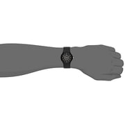 Casio Mens MQ-24-1BLCK 3-hand Analog Watch Black Resin Band Black Dial with white Numbers