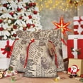 thumbnail image 6 of Naloa Abstract Coffee Pattern With Letters Drawstring Christmas Bags, 3D Xmas Gift Bags, Christmas Wrapping Bags, Xmas Goodie Bags, Treat Pouch Bags, Party Favor Bags-Medium, 6 of 9